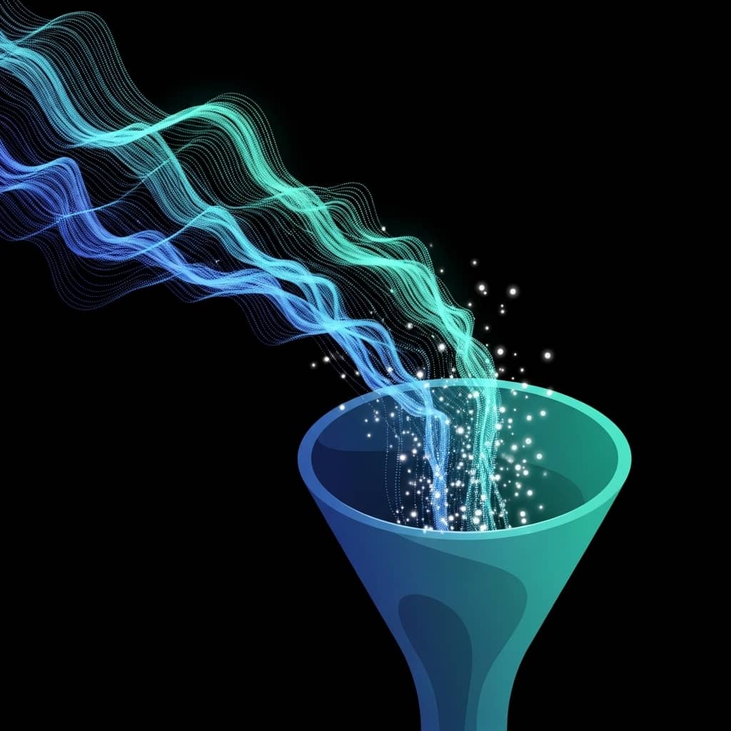 Abstract background representing automated lead generation and digital pipelines